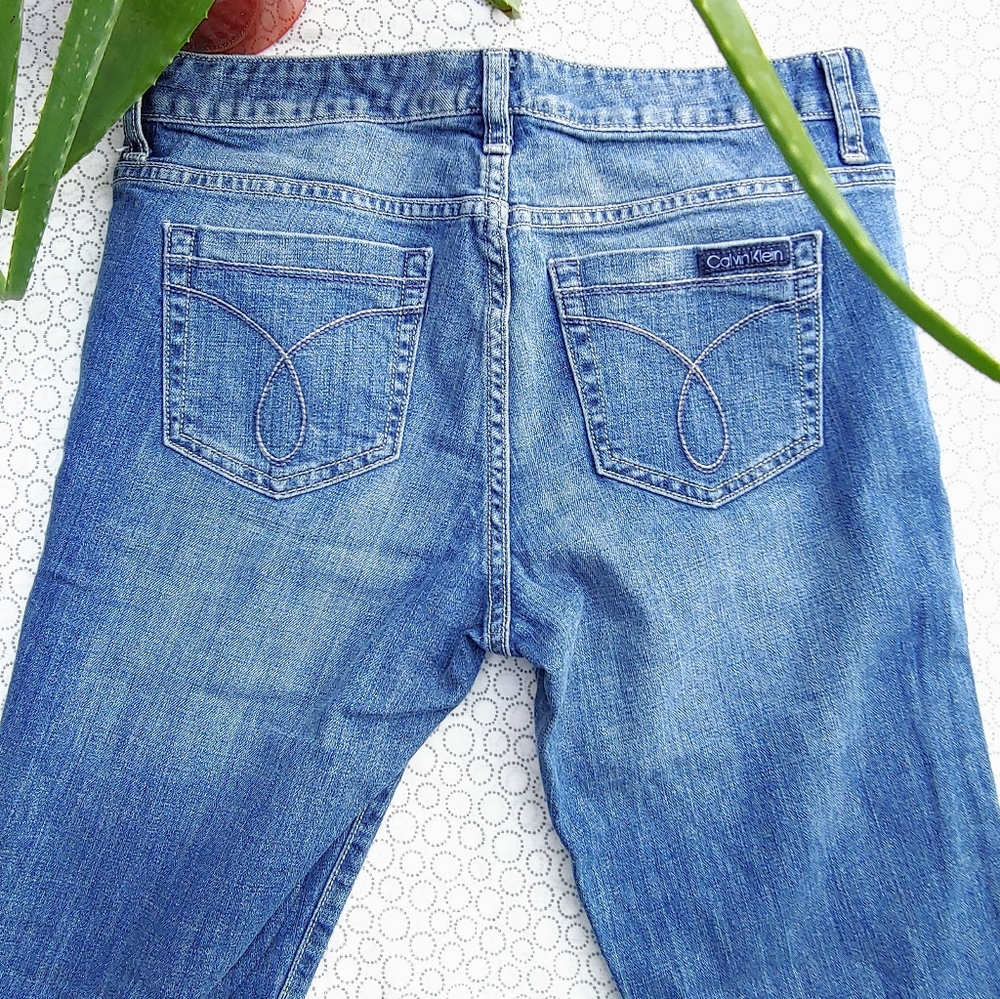 NWOT Calvin Klein Boyfriend Skinny Jeans 10P - Picture 7 of 7